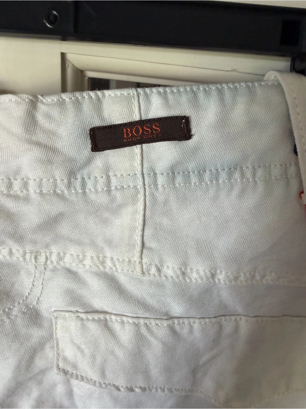 BOSS Orange Sheridan White Cargo Shorts Men’s 32R Comfort Fit